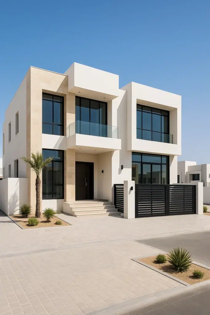 Buy villa in Ajman – modern two-storey house with garden Two-storey villa in Ajman with modern design and spacious garden - buy villa in Ajman